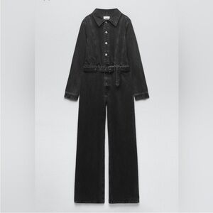 Zara Charcoal Denim Jacket